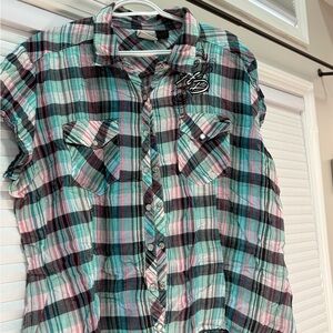 Harley-Davidson Multicolor Plaid Shirt